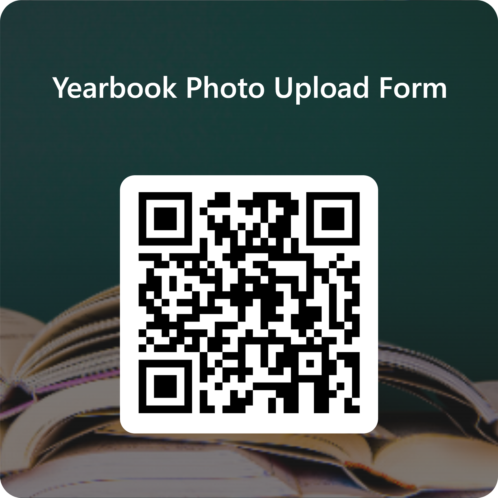 QR Code for Yearbook Photo Submissions